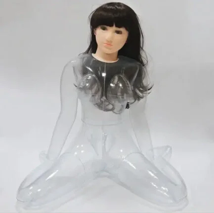Poupee Gonflable Transparente 1